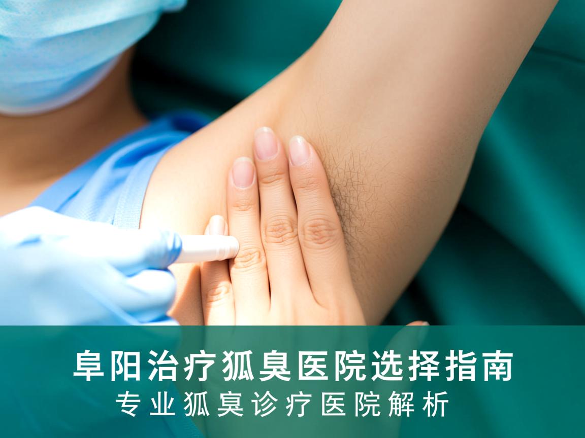 阜阳治疗狐臭医院选择指南，专业狐臭诊疗医院解析