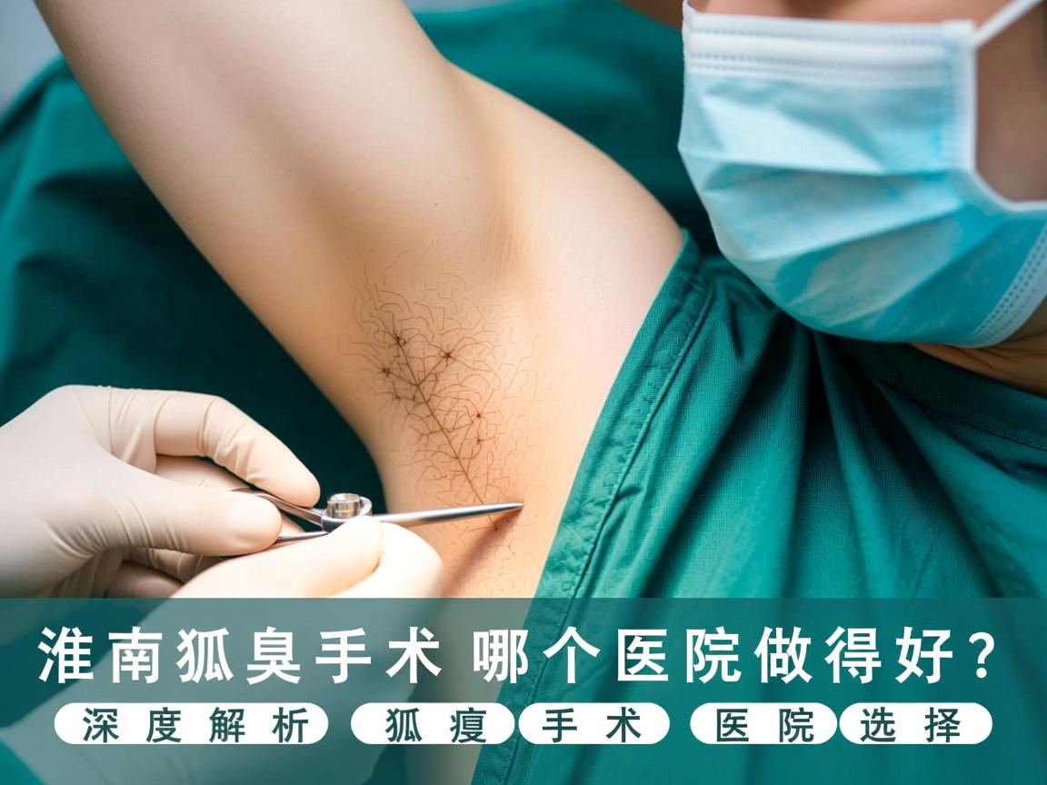 淮南狐臭手术哪个医院做得好？深度解析狐臭手术医院选择