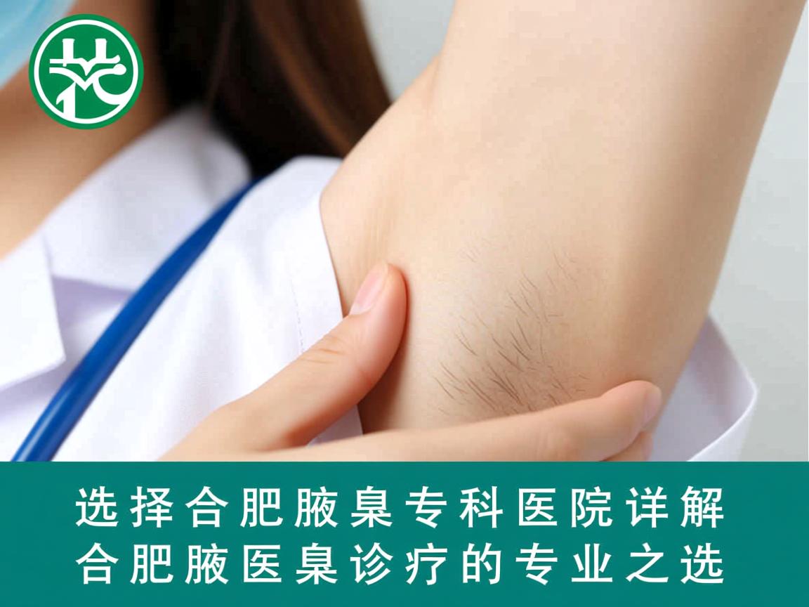 选择合肥腋臭专科医院，详解合肥腋臭诊疗的专业之选