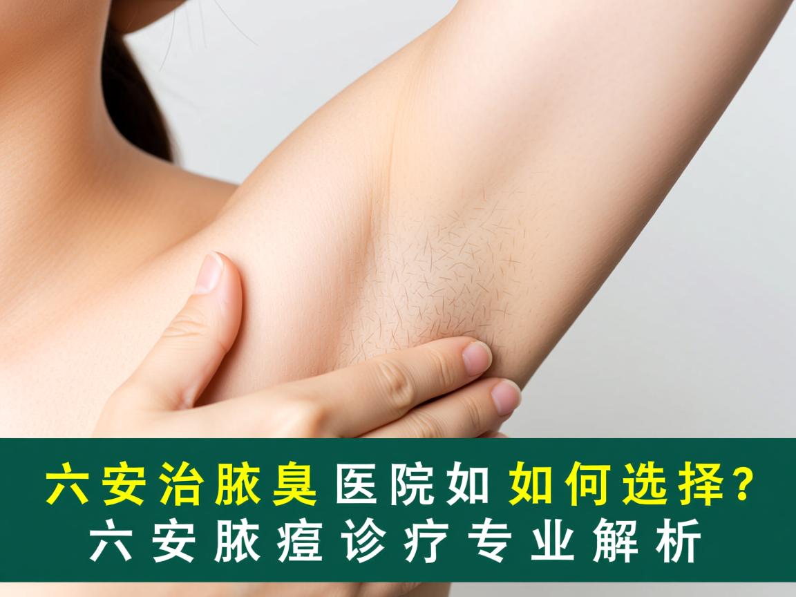 六安治腋臭医院如何选择？六安腋臭诊疗专业解析