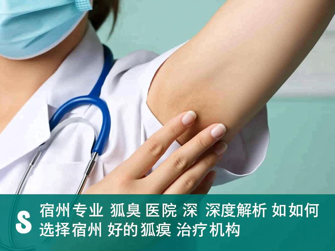 宿州专业狐臭医院深度解析，如何选择宿州好的狐臭治疗机构