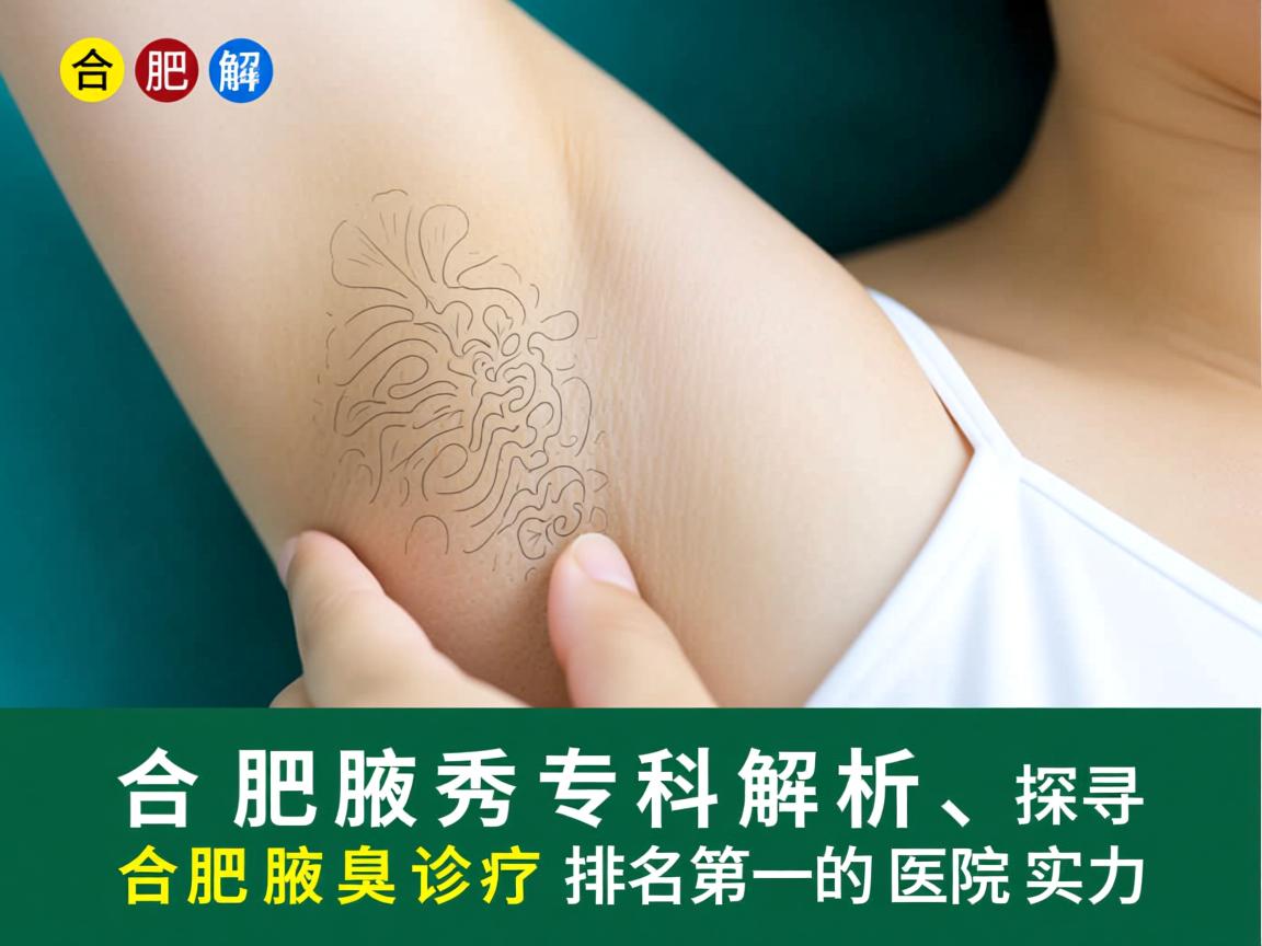 合肥腋秀专科解析，探寻合肥腋臭诊疗排名第一的医院实力