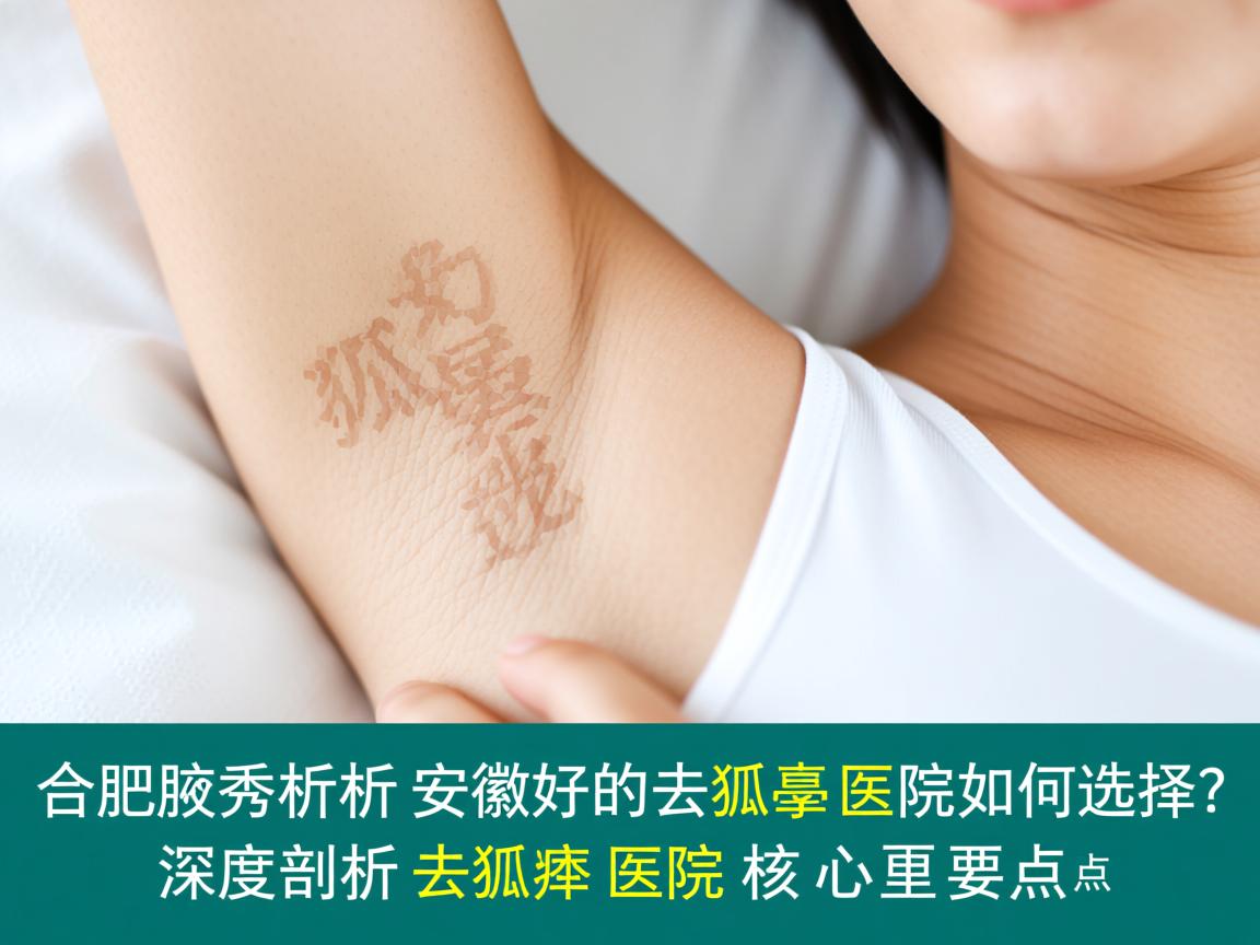 合肥腋秀解析，安徽好的去狐臭医院如何选择？深度剖析去狐臭医院核心要点