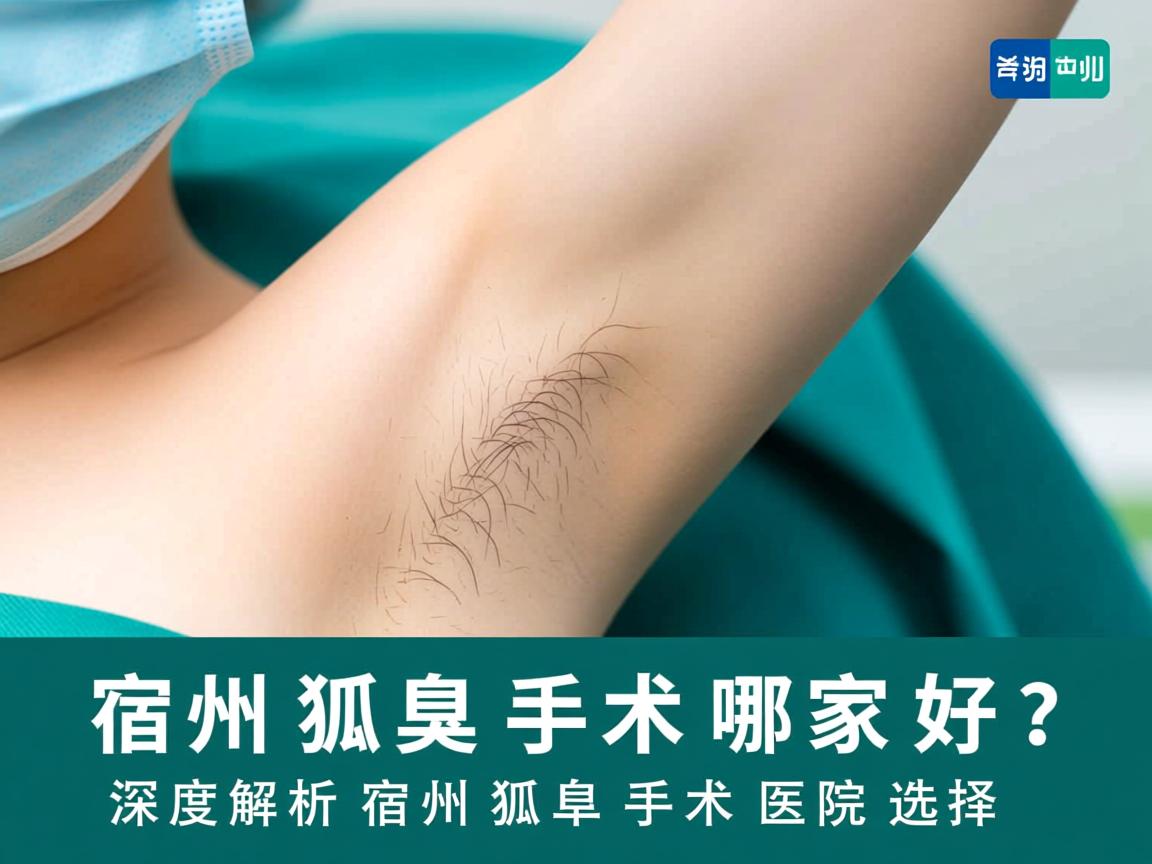 宿州狐臭手术哪家好？深度解析宿州狐臭手术医院选择