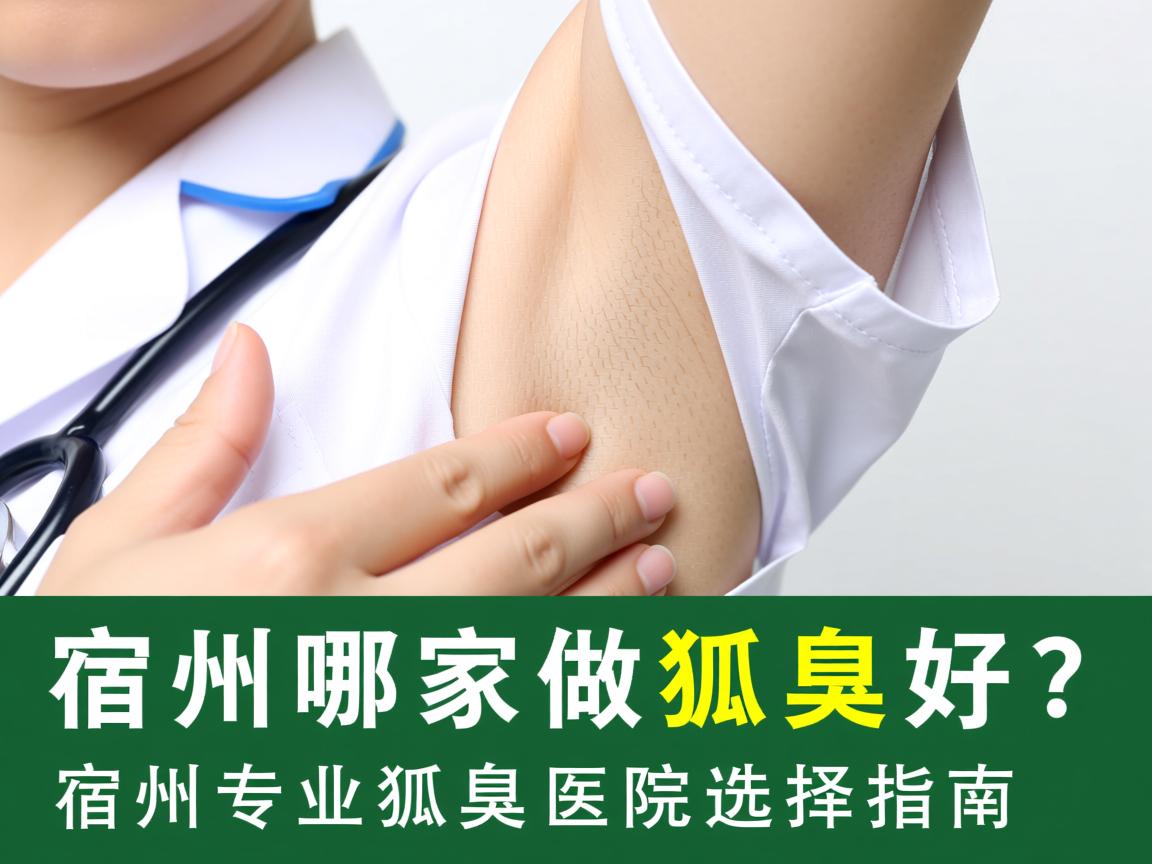 宿州哪家做狐臭好？宿州专业狐臭医院选择指南