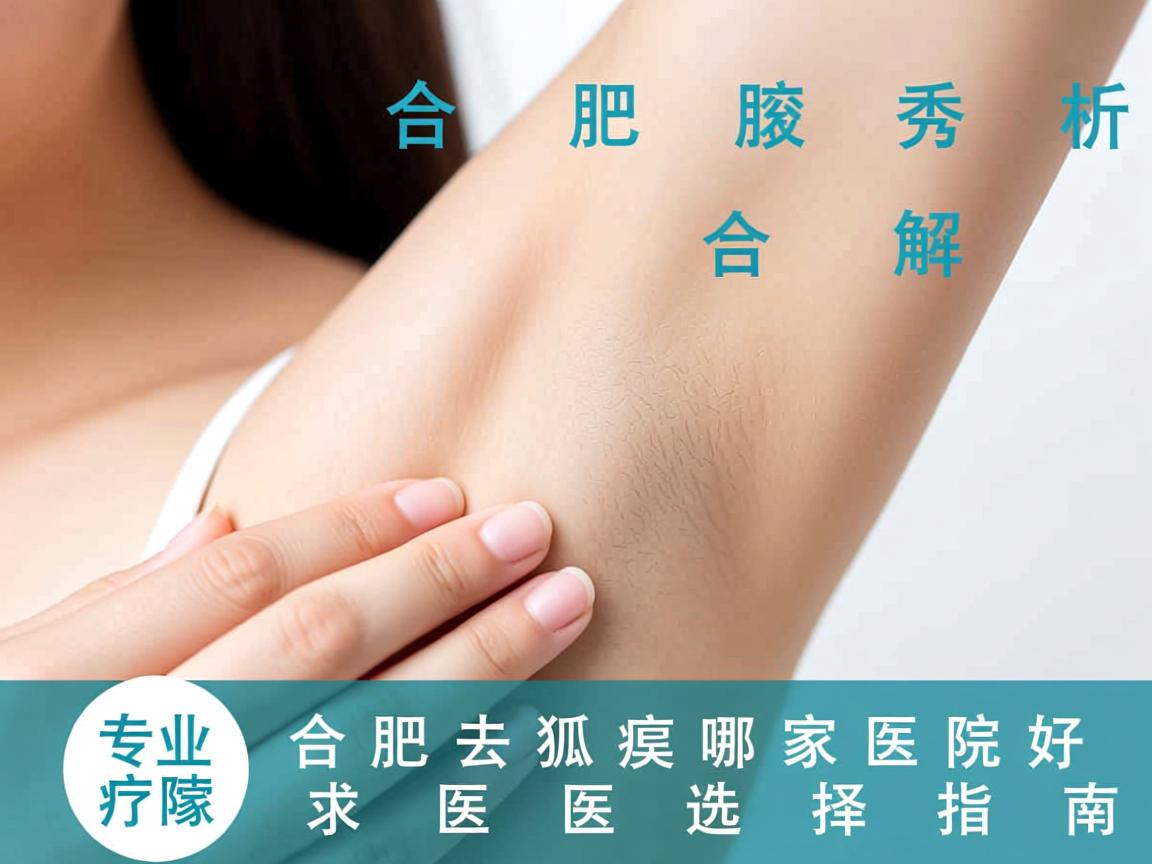 合肥腋秀解析，合肥去狐臭哪家医院好，专业医院选择指南