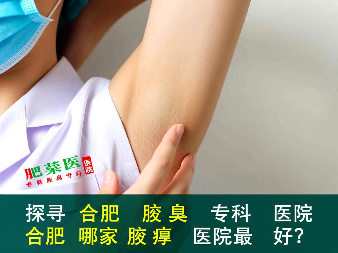 探寻合肥腋臭专科医院，合肥哪家腋臭医院最好？