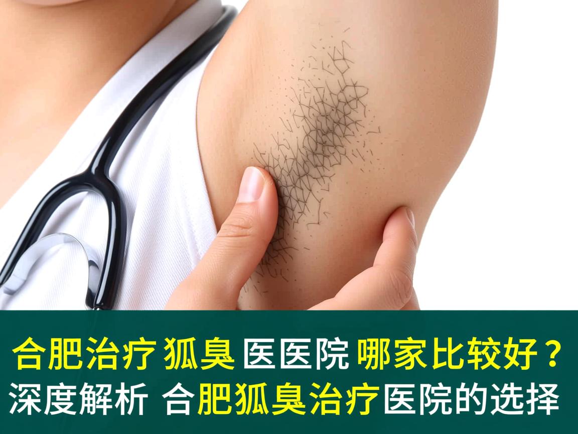 合肥治疗狐臭医院哪家比较好？深度解析合肥狐臭治疗医院的选择