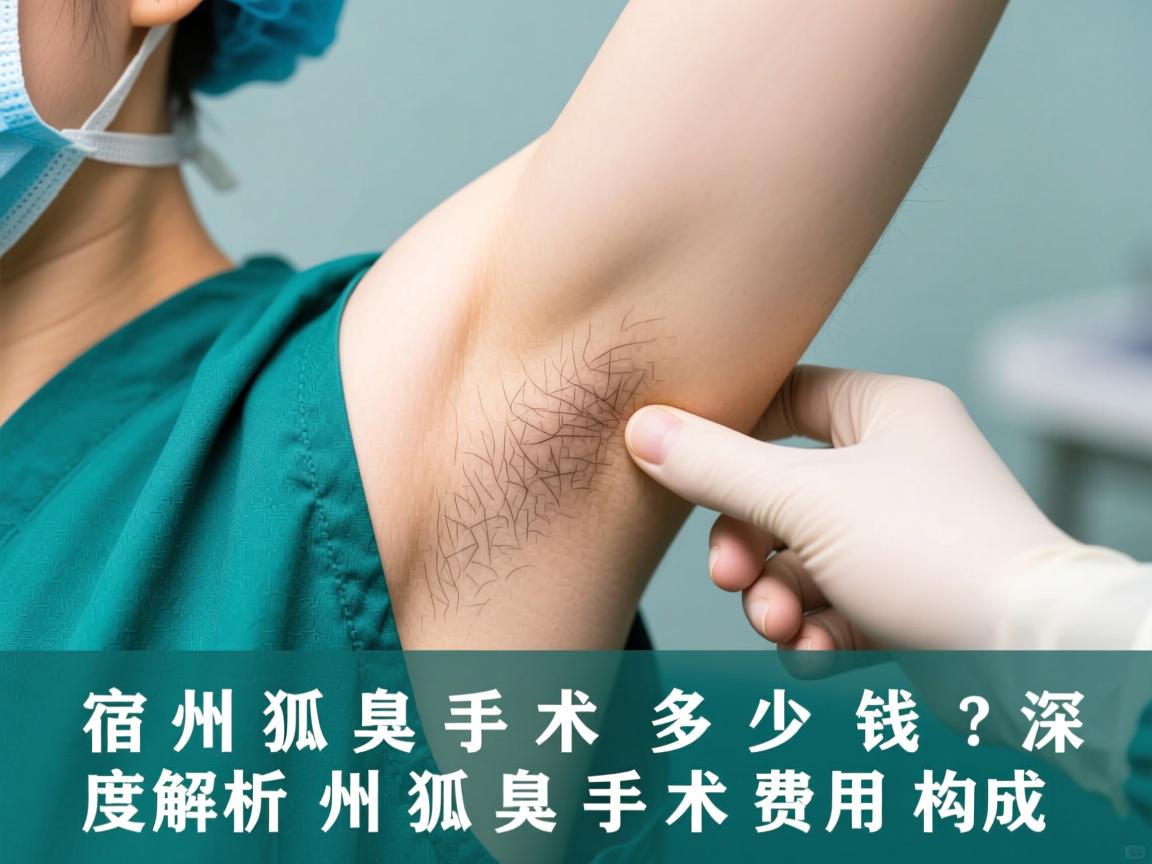 宿州狐臭手术多少钱？深度解析宿州狐臭手术费用构成