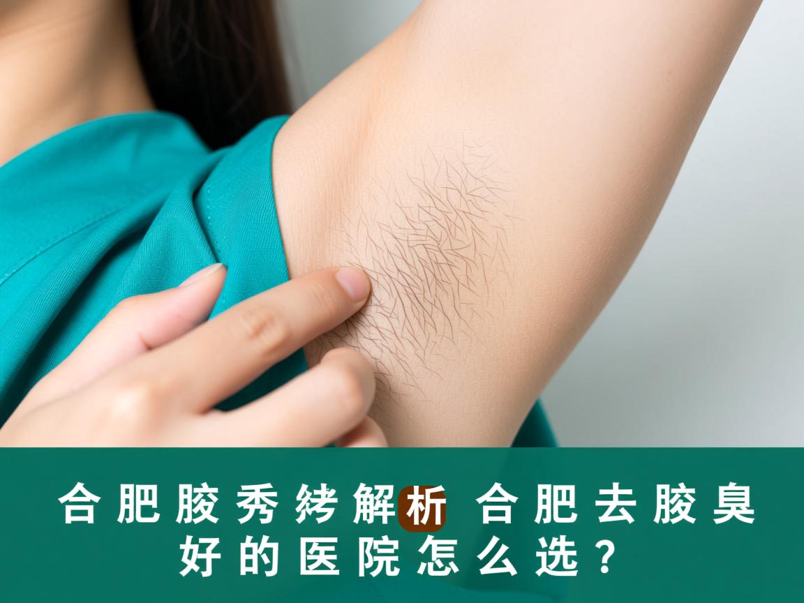 合肥腋秀解析，合肥去腋臭好的医院怎么选？