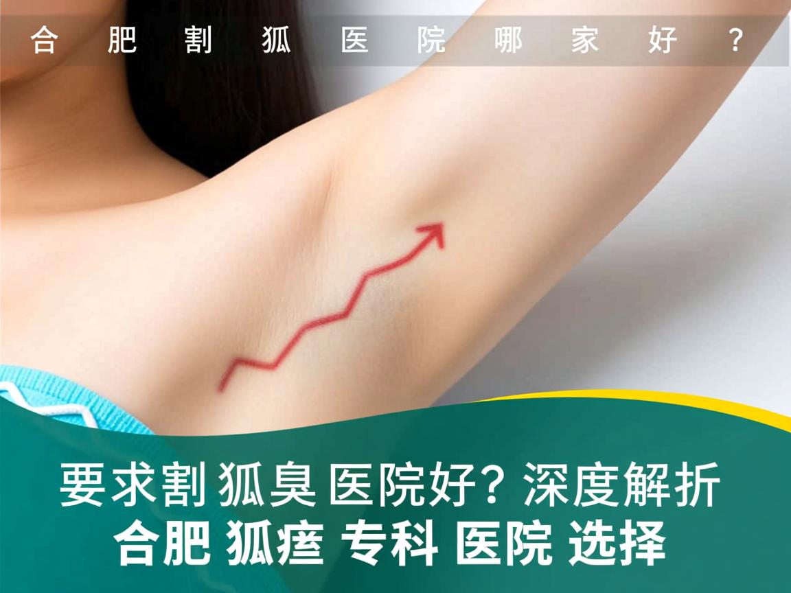 合肥割狐臭医院哪家好？深度解析合肥狐臭专科医院选择