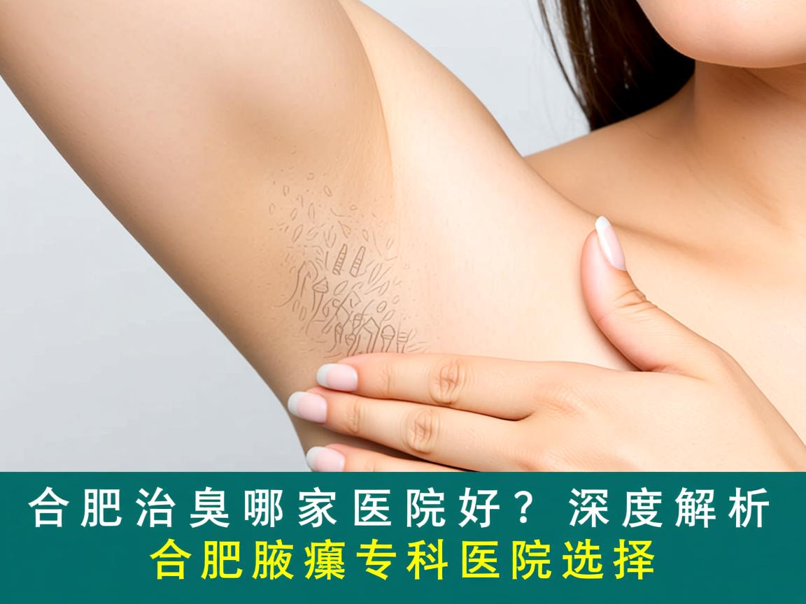 合肥治腋臭哪家医院好？深度解析合肥腋臭专科医院选择