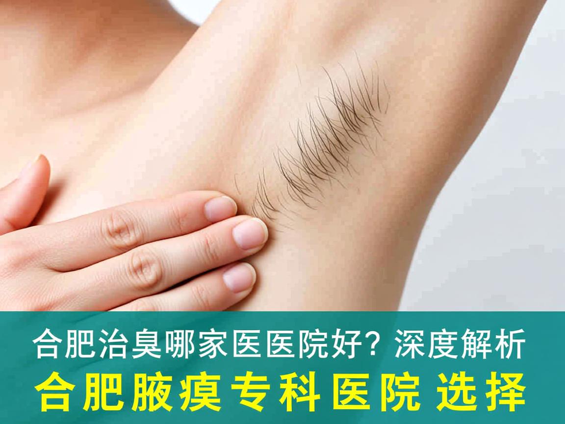 合肥治腋臭哪家医院好？深度解析合肥腋臭专科医院选择
