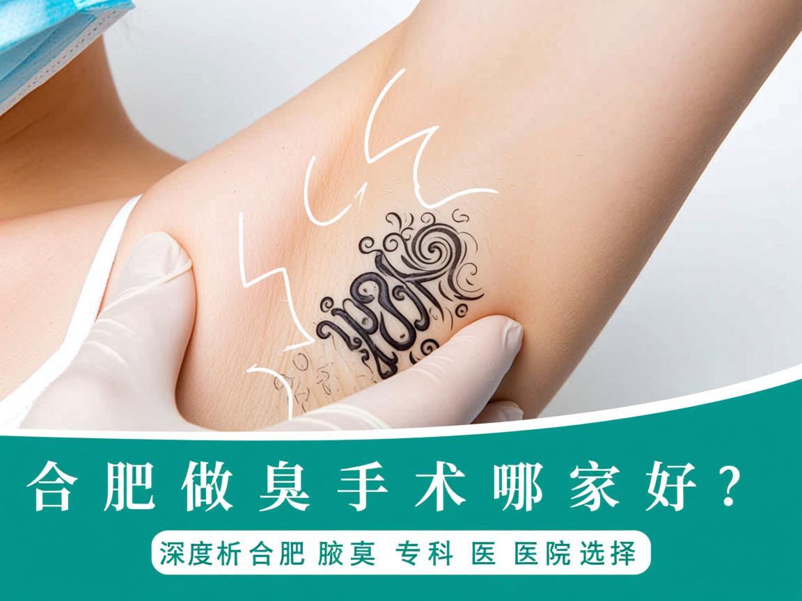 合肥做腋臭手术哪家好？深度解析合肥腋臭专科医院选择