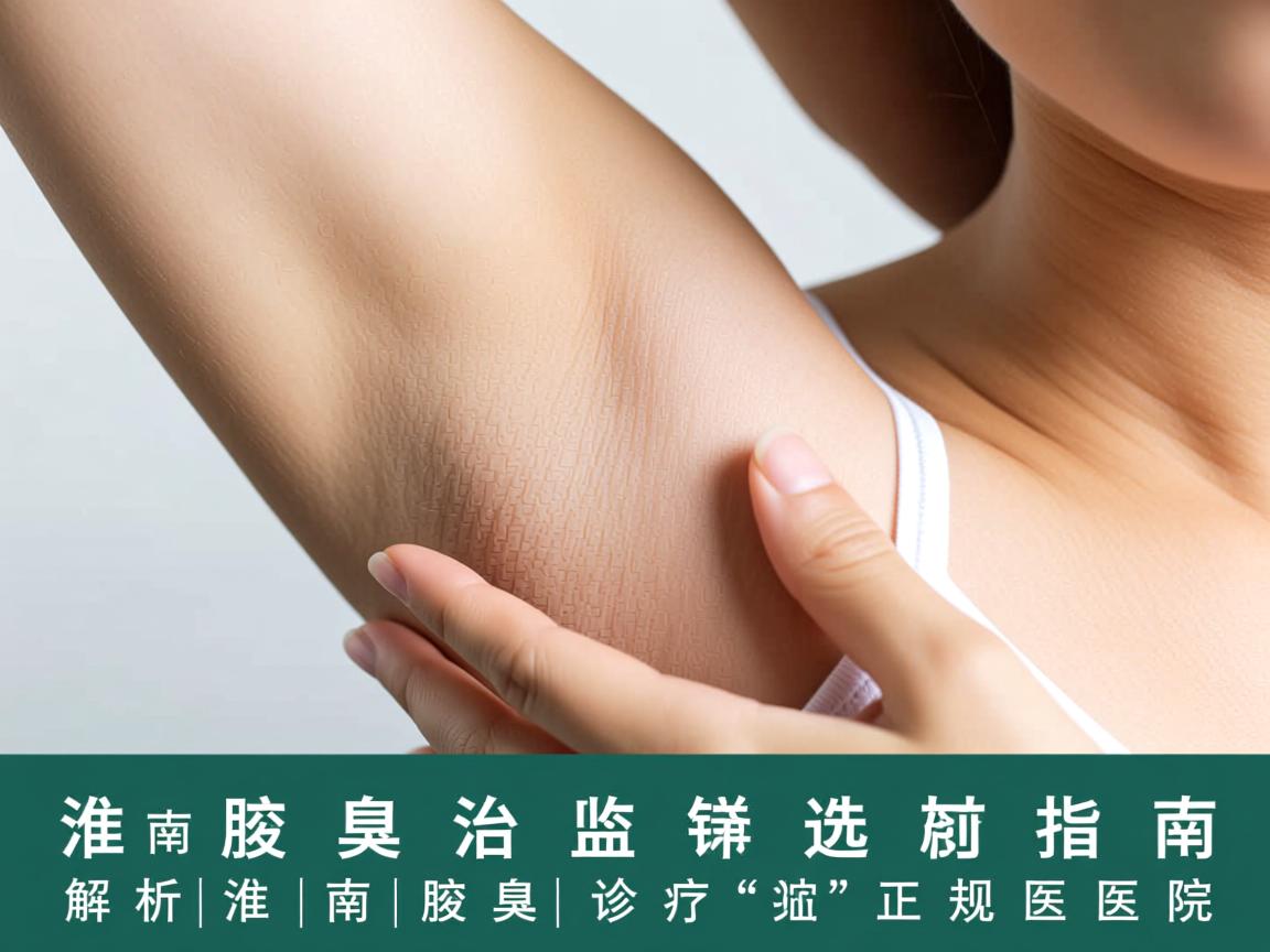淮南腋臭治疗选择指南，解析淮南腋臭诊疗的正规医院