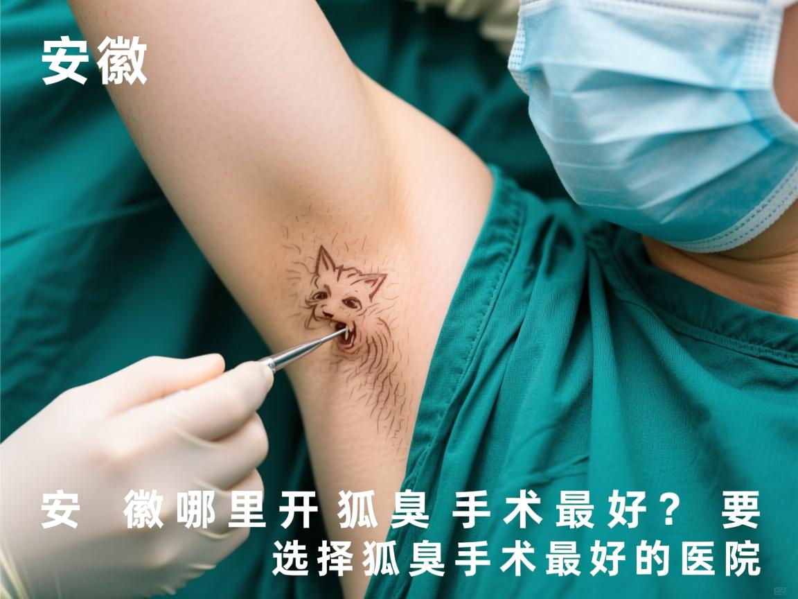 安徽哪里开狐臭手术最好？选择狐臭手术最好的医院