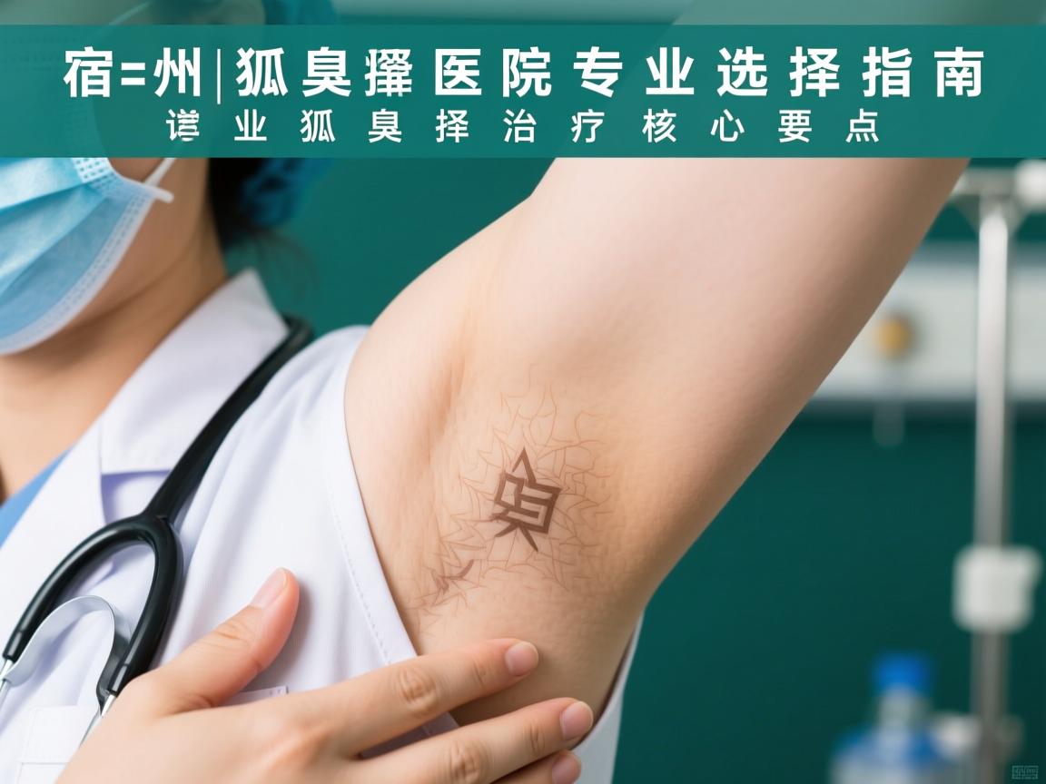 宿州狐臭医院专业选择指南，详解宿州狐臭治疗核心要点