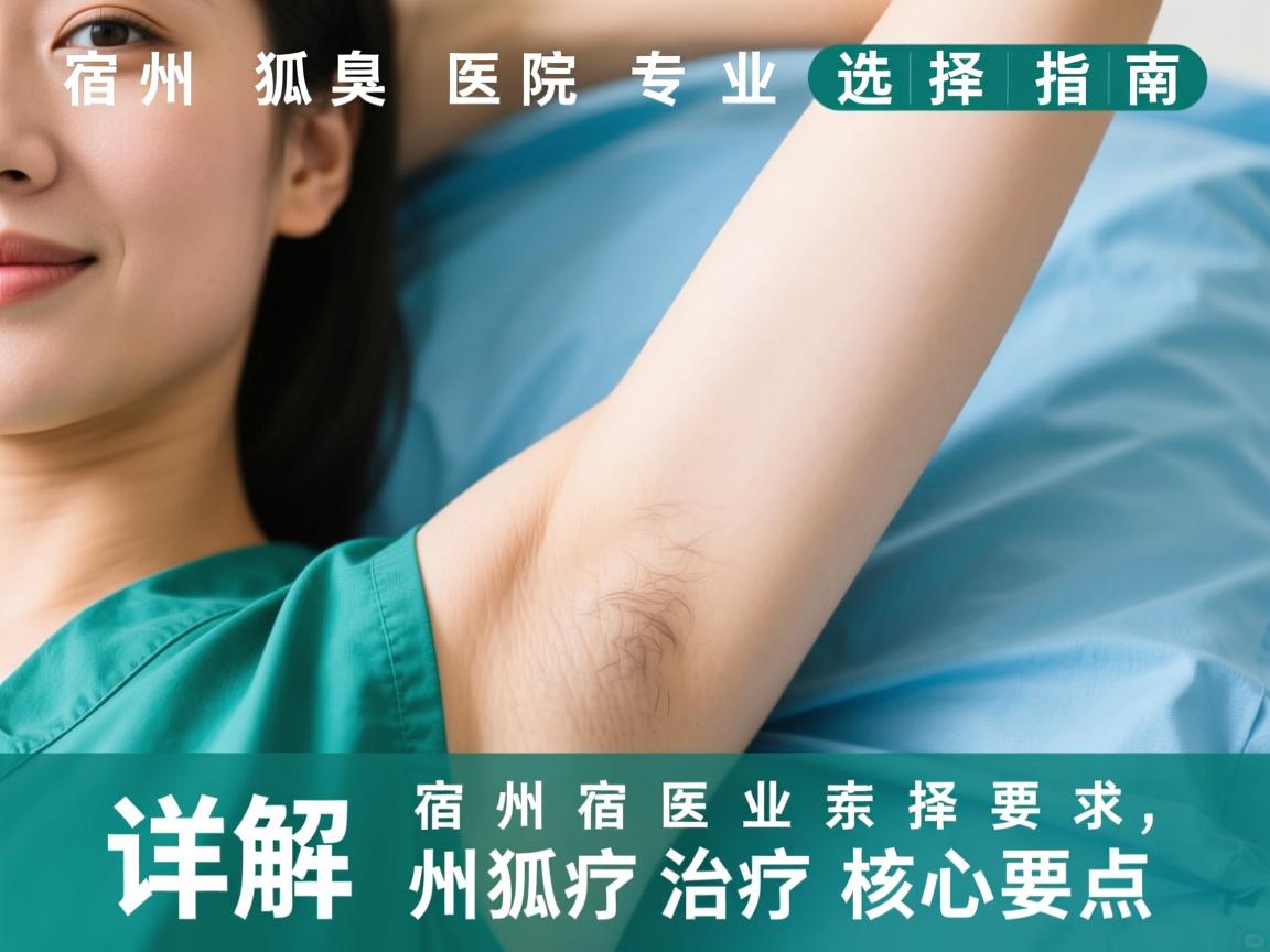 宿州狐臭医院专业选择指南，详解宿州狐臭治疗核心要点