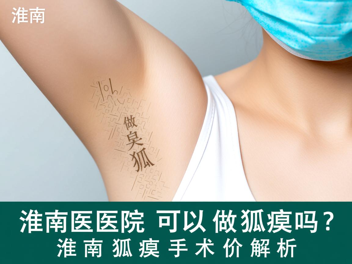 淮南医院可以做狐臭吗？淮南狐臭手术价格解析