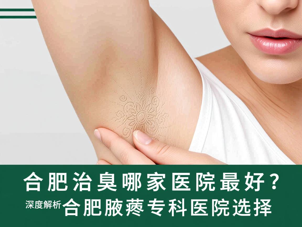 合肥治腋臭哪家医院最好？深度解析合肥腋臭专科医院选择