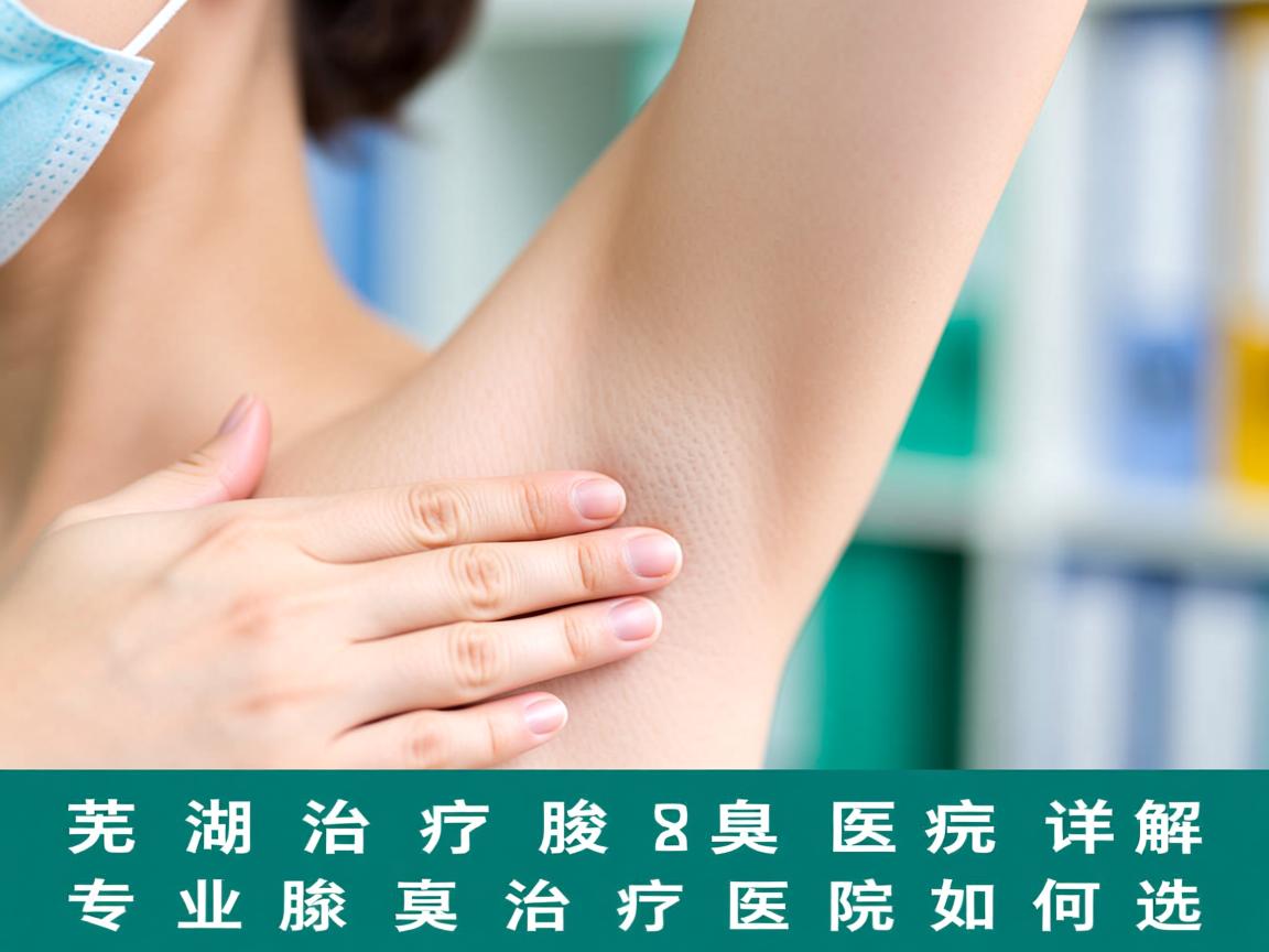 芜湖治疗腋臭医院详解，专业腋臭治疗医院如何选