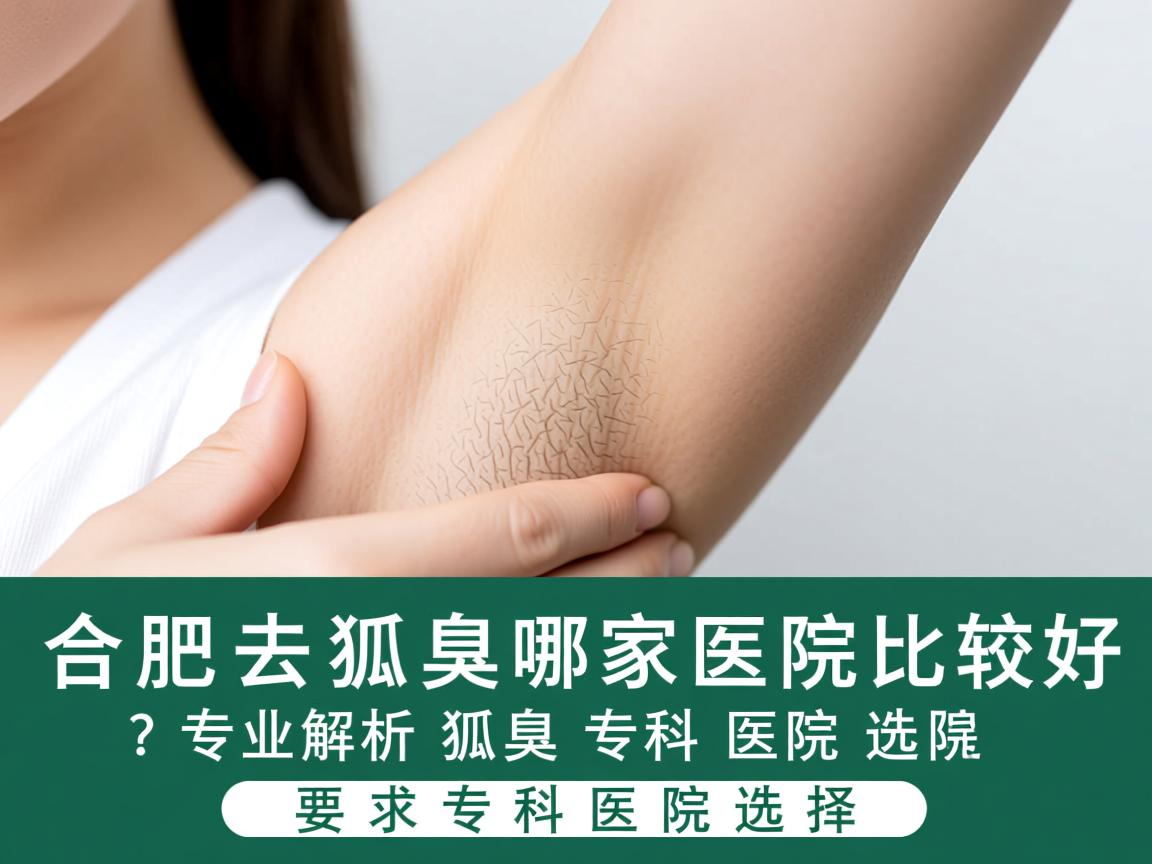 合肥去狐臭哪家医院比较好？专业解析狐臭专科医院选择