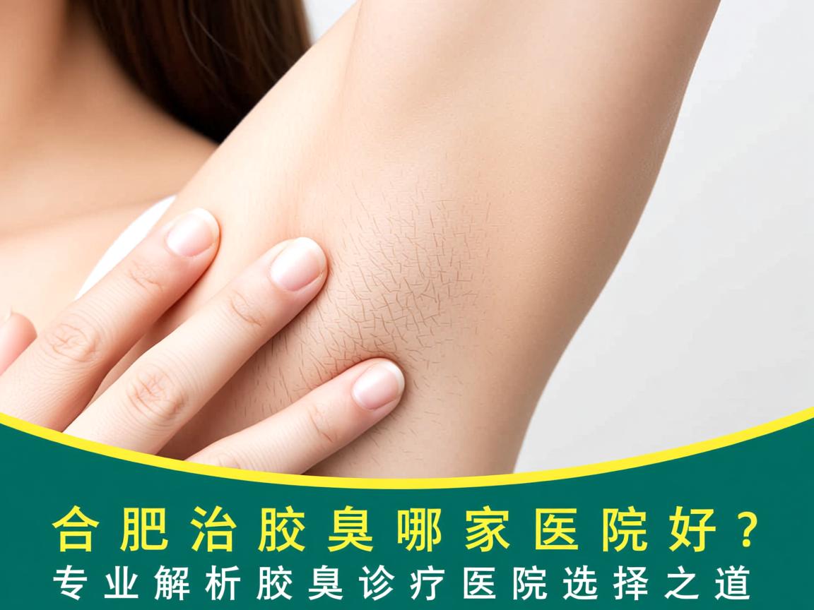 合肥治腋臭哪家医院好？专业解析腋臭诊疗医院的选择之道
