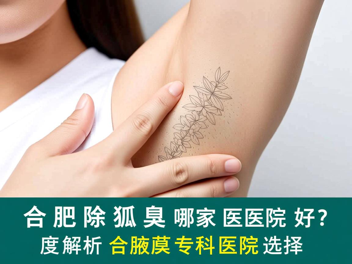 合肥除狐臭哪家医院好？深度解析合肥腋臭专科医院选择