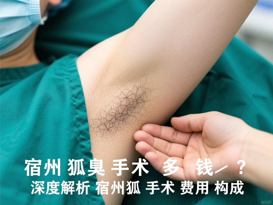 宿州狐臭手术多少钱？深度解析宿州狐臭手术费用构成
