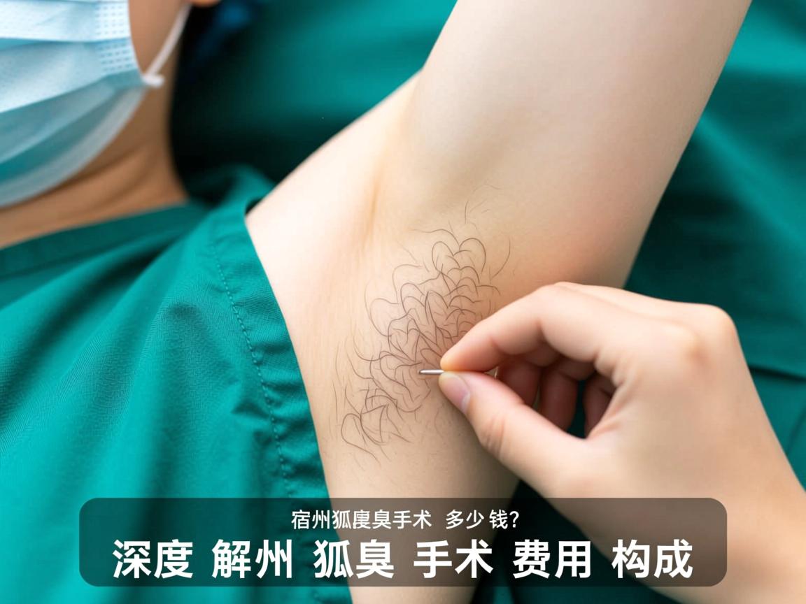 宿州狐臭手术多少钱？深度解析宿州狐臭手术费用构成