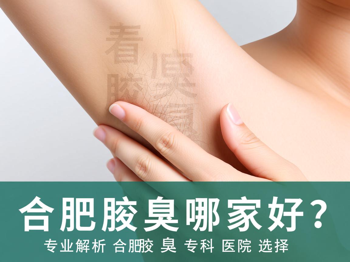 合肥看腋臭哪家好？专业解析合肥腋臭专科医院选择
