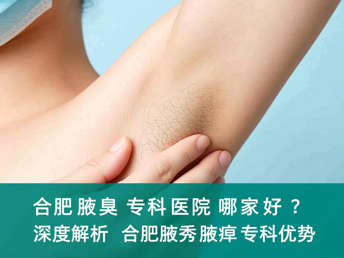 合肥腋臭专科医院哪家好？深度解析合肥腋秀腋臭专科优势