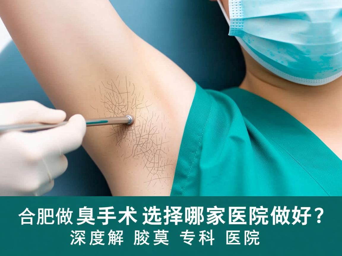 合肥做腋臭手术，选择哪家医院做好？深度解析腋臭专科医院