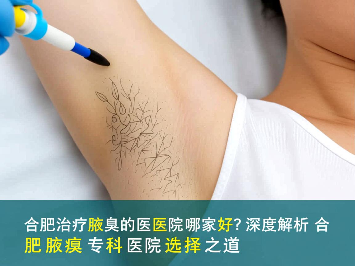 合肥治疗腋臭的医院哪家好？深度解析合肥腋臭专科医院的选择之道
