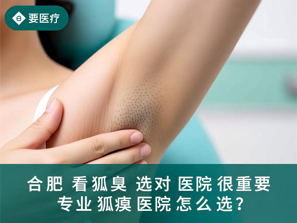 合肥看狐臭选对医院很重要，专业狐臭医院怎么选？