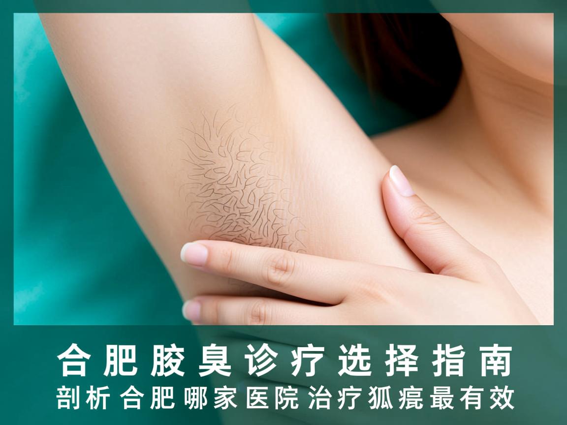 合肥腋臭诊疗选择指南，剖析合肥哪家医院治疗狐臭最有效