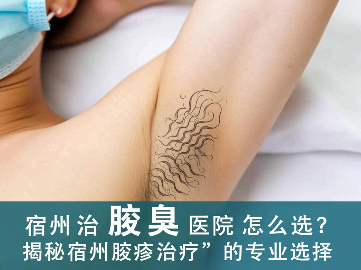宿州治腋臭医院怎么选？揭秘宿州腋臭治疗的专业选择