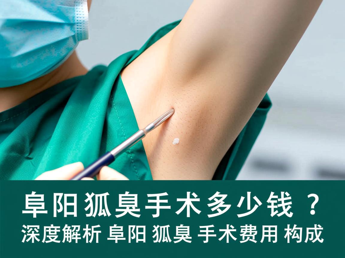 阜阳狐臭手术多少钱？深度解析阜阳狐臭手术费用构成