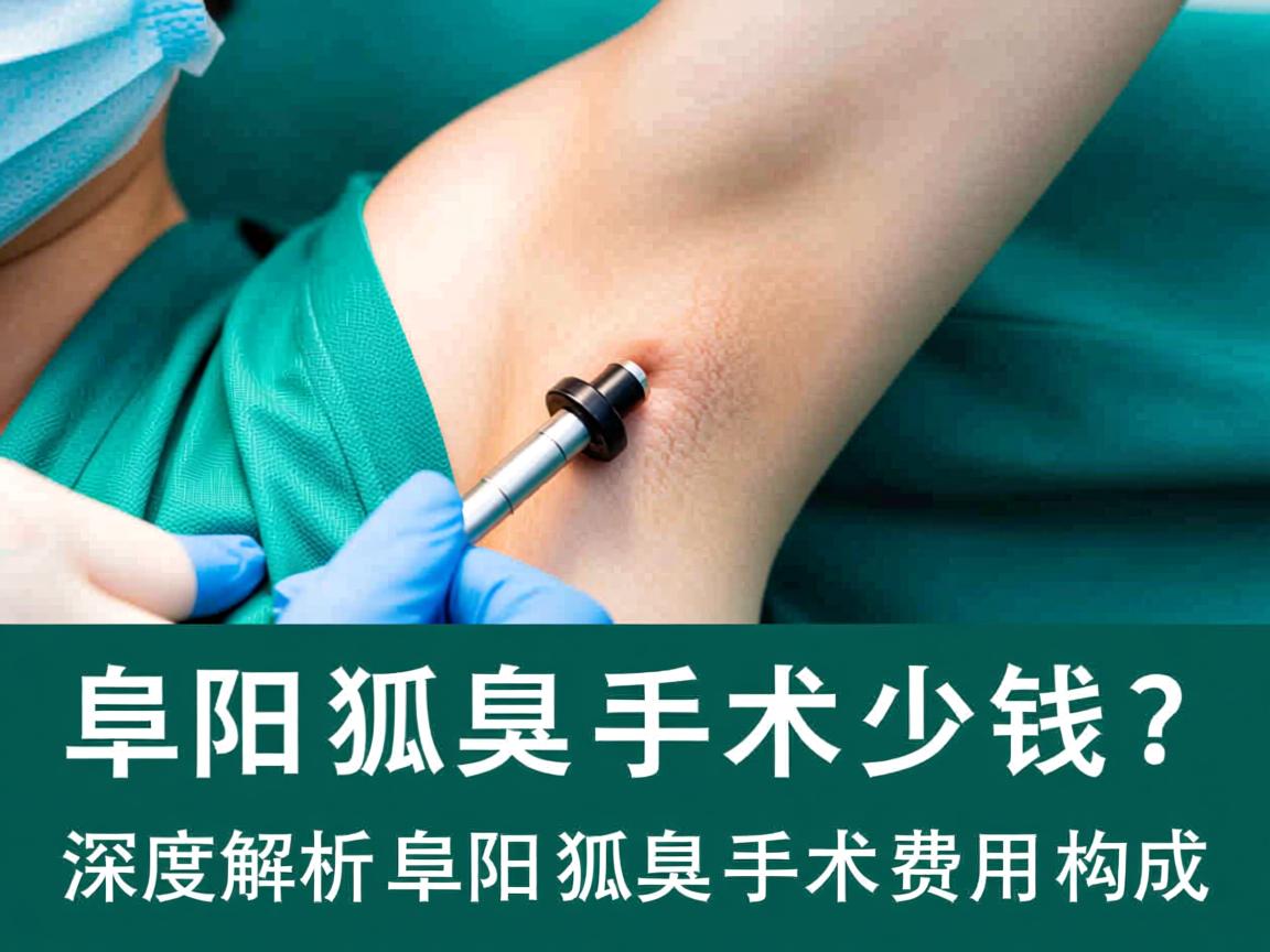 阜阳狐臭手术多少钱？深度解析阜阳狐臭手术费用构成