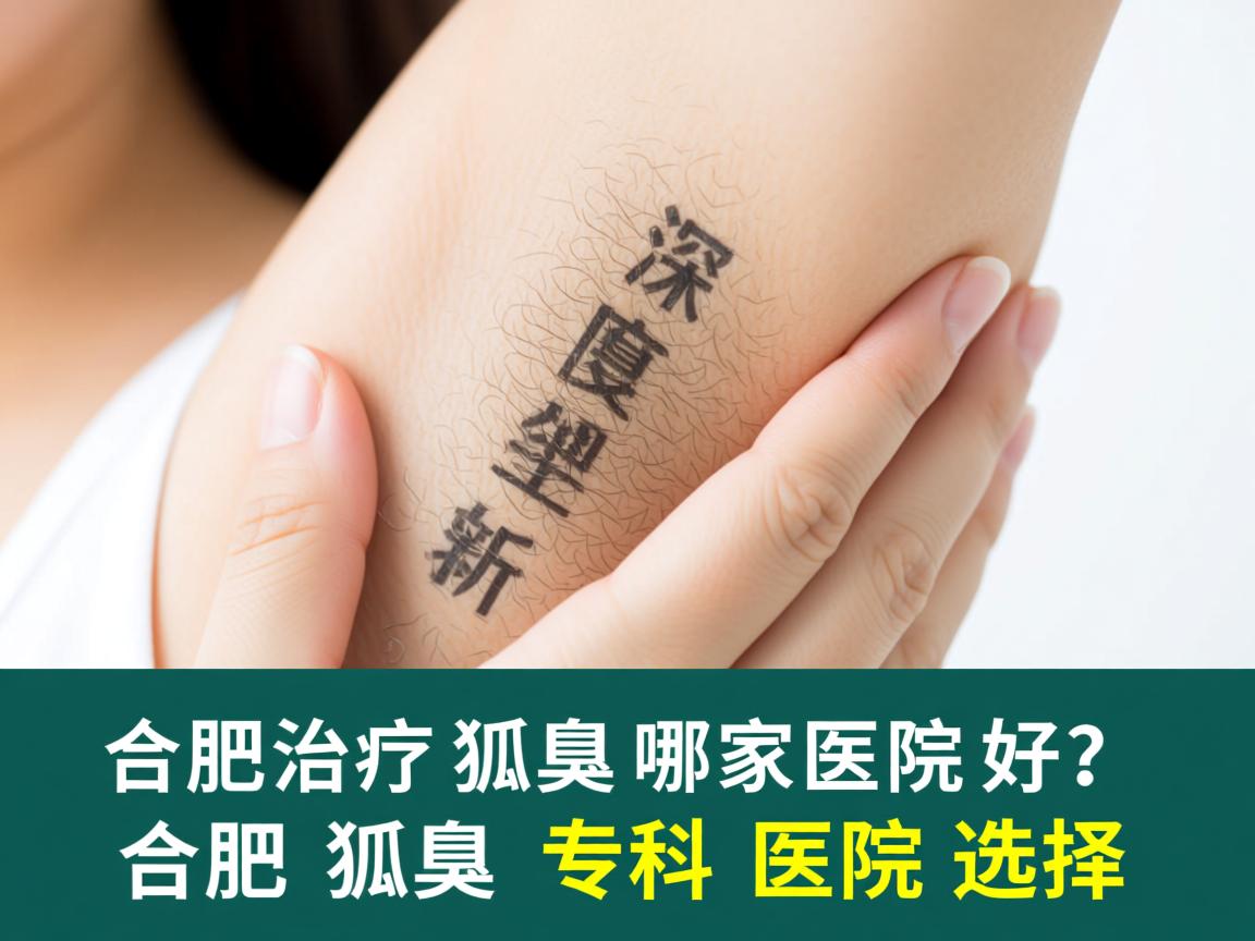 合肥治疗狐臭哪家医院好？深度解析合肥狐臭专科医院选择