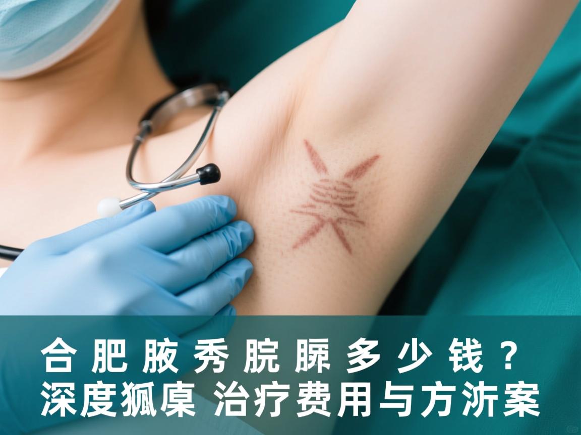 合肥腋秀医院治疗狐臭多少钱？深度解析腋臭治疗费用与方案