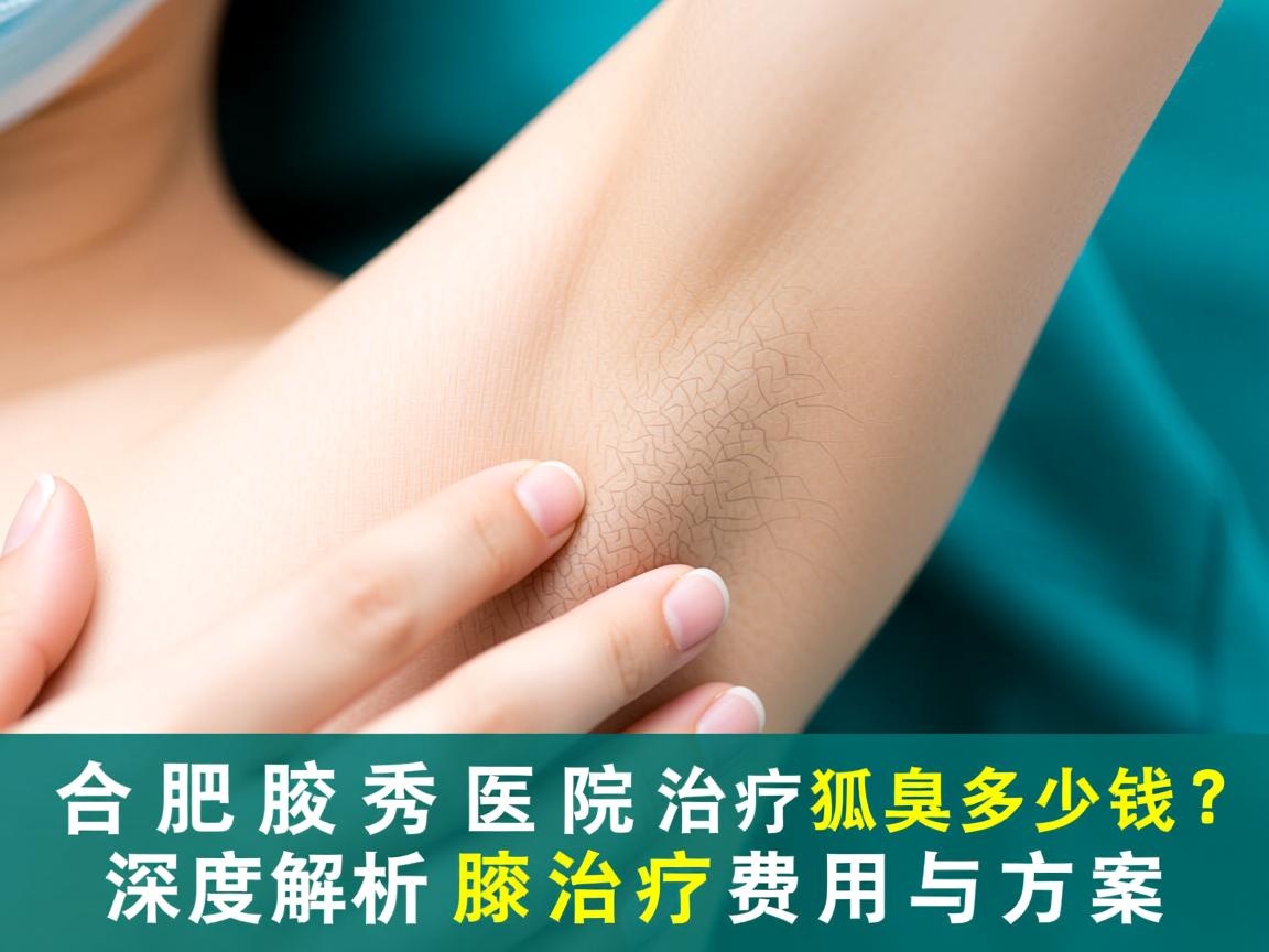 合肥腋秀医院治疗狐臭多少钱？深度解析腋臭治疗费用与方案