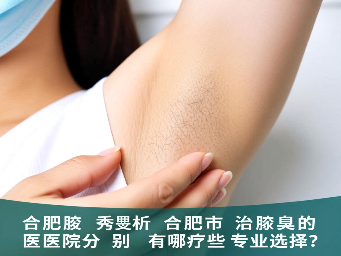 合肥腋秀解析，合肥市治腋臭的医院分别有哪些专业选择？