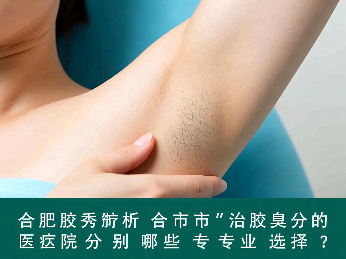合肥腋秀解析，合肥市治腋臭的医院分别有哪些专业选择？