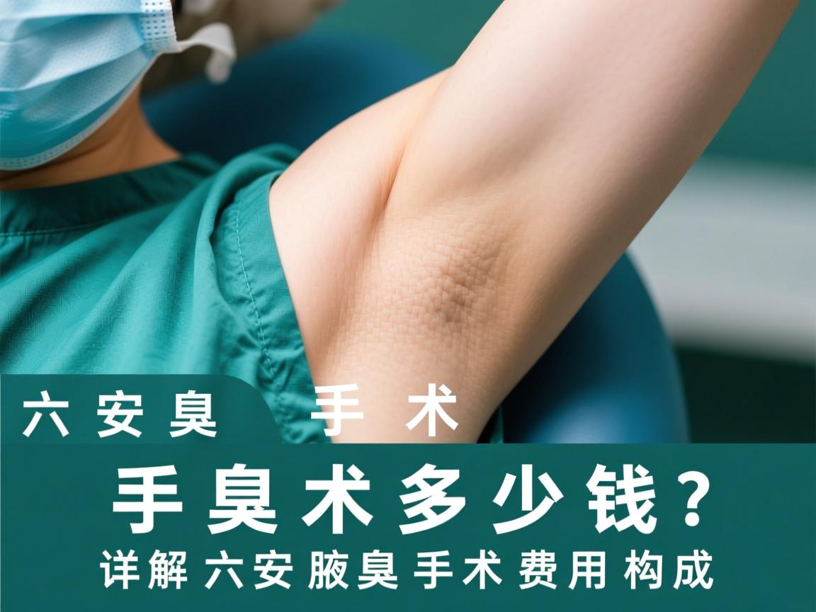 六安腋臭手术多少钱？详解六安腋臭手术费用构成