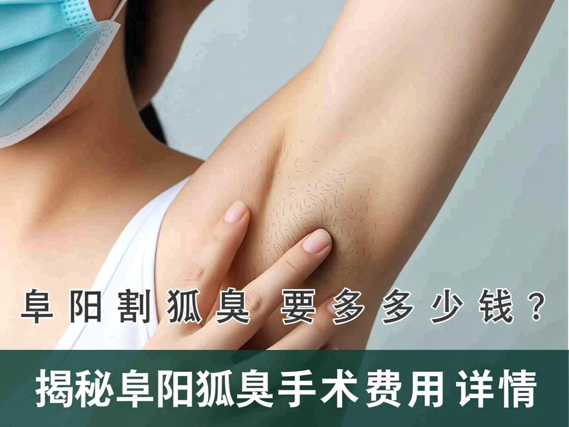阜阳割狐臭要多少钱？揭秘阜阳狐臭手术费用详情