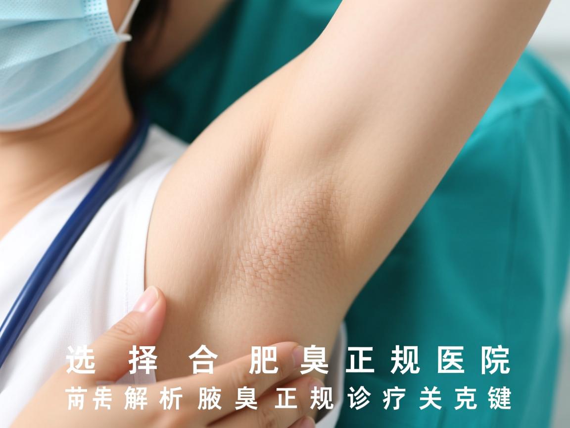选择合肥腋臭正规医院，解析腋臭正规诊疗的关键