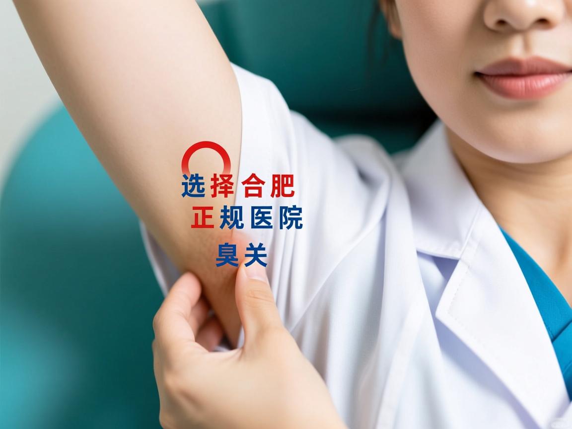 选择合肥腋臭正规医院，解析腋臭正规诊疗的关键
