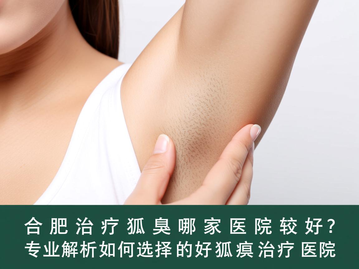 合肥治疗狐臭哪家医院较好？专业解析如何选择好的狐臭治疗医院