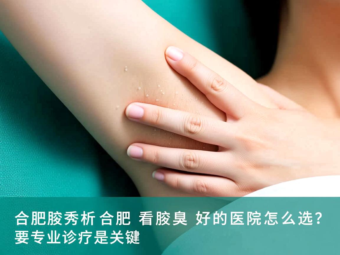 合肥腋秀解析，合肥看腋臭好的医院怎么选？专业诊疗是关键